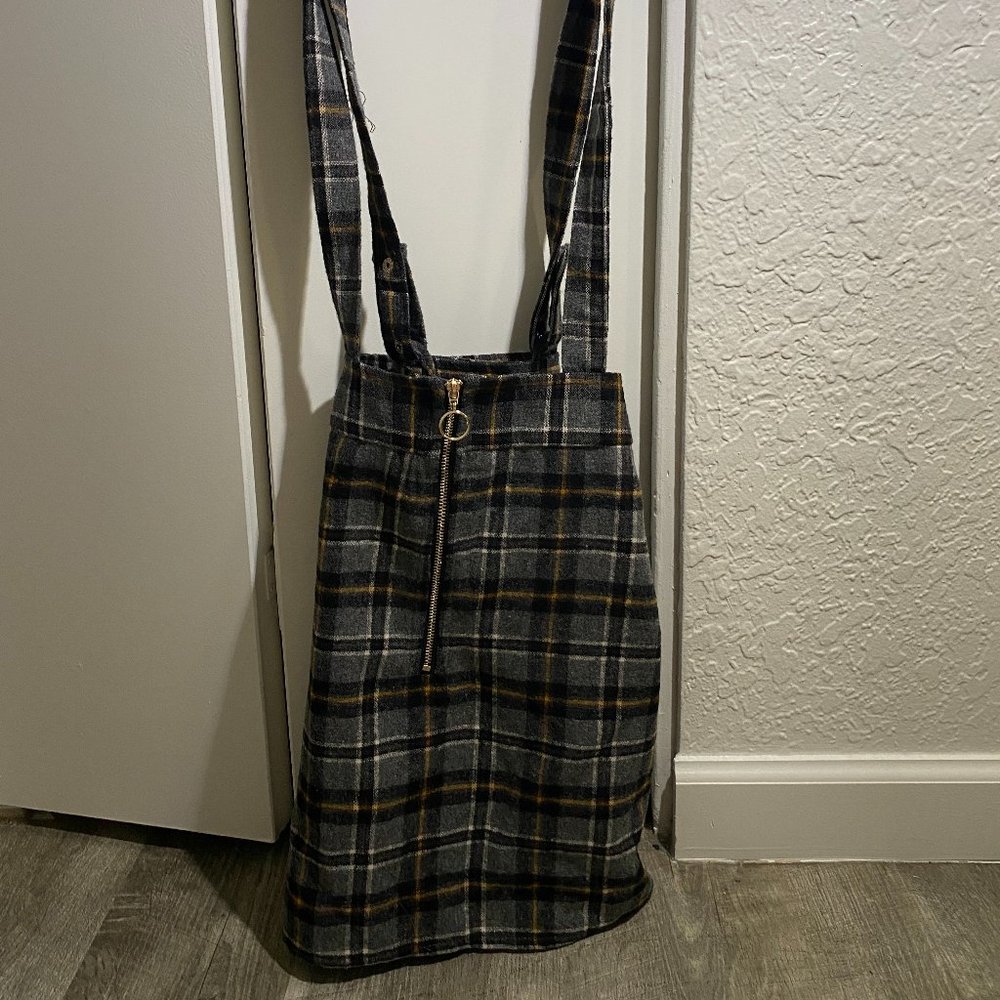 Plaid Pinafore